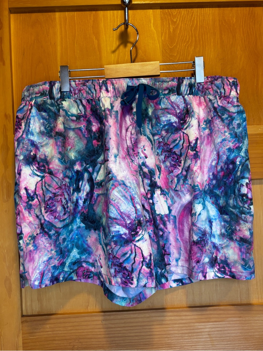 🌺🌺🌺3/35 Reel Legends Active SPF Tie-Dye Shorts - Pink Blue Teal Purple